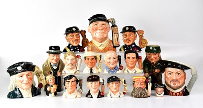 Lot 224 - ROYAL DOULTON; a collection of Toby and...