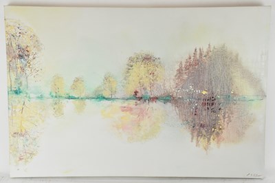 Lot 286 - PETER HILL (born 1965); acrylic on box canvas,...