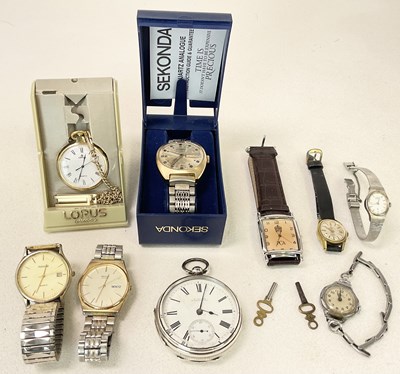 Lot 669 - A small group of watches including a late...