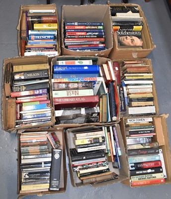 Lot 331 - Nine boxes of assorted miscellaneous books...