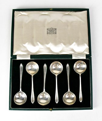 Lot 732 - HARRODS LTD; a George VI cased set of...