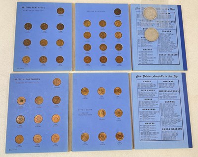 Lot 694 - Two farthing collections, complete 1902-1936...