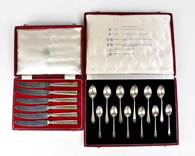 Lot 738 - TRAVIS WILSON & CO LTD; a cased set of six...