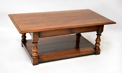 Lot 93 - TITCHMARSH & GOODWIN; a reproduction oak...