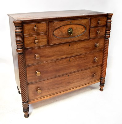 Lot 88 - A Victorian Scottish mahogany chest of five...