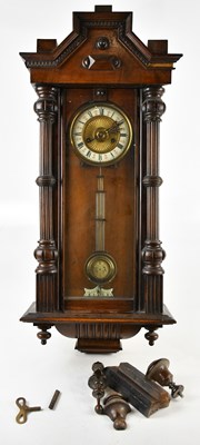 Lot 315 - A Victorian eight day striking mahogany cased...