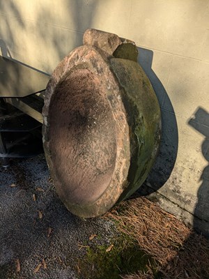 Lot 264 - A large composite urn, height 30cm.