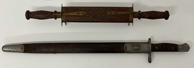 Lot 111 - A Remington American made WWI bayonet for use...