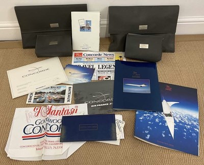 Lot 70 - CONCORDE INTEREST; two folders of ephemera...