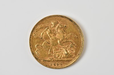 Lot 705 - A Victorian full sovereign, old head, 1899.