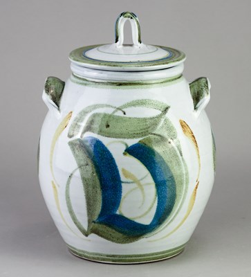 Lot 210 - EDGAR CAMPDEN for Aldermaston Pottery; a tin...