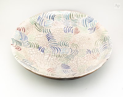 Lot 588 - ROGER PERKINS (born 1952); a monumental raku...