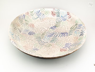 Lot 588 - ROGER PERKINS (born 1952); a monumental raku...