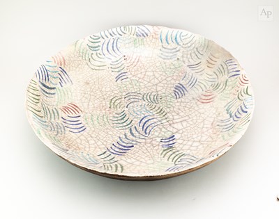 Lot 588 - ROGER PERKINS (born 1952); a monumental raku...