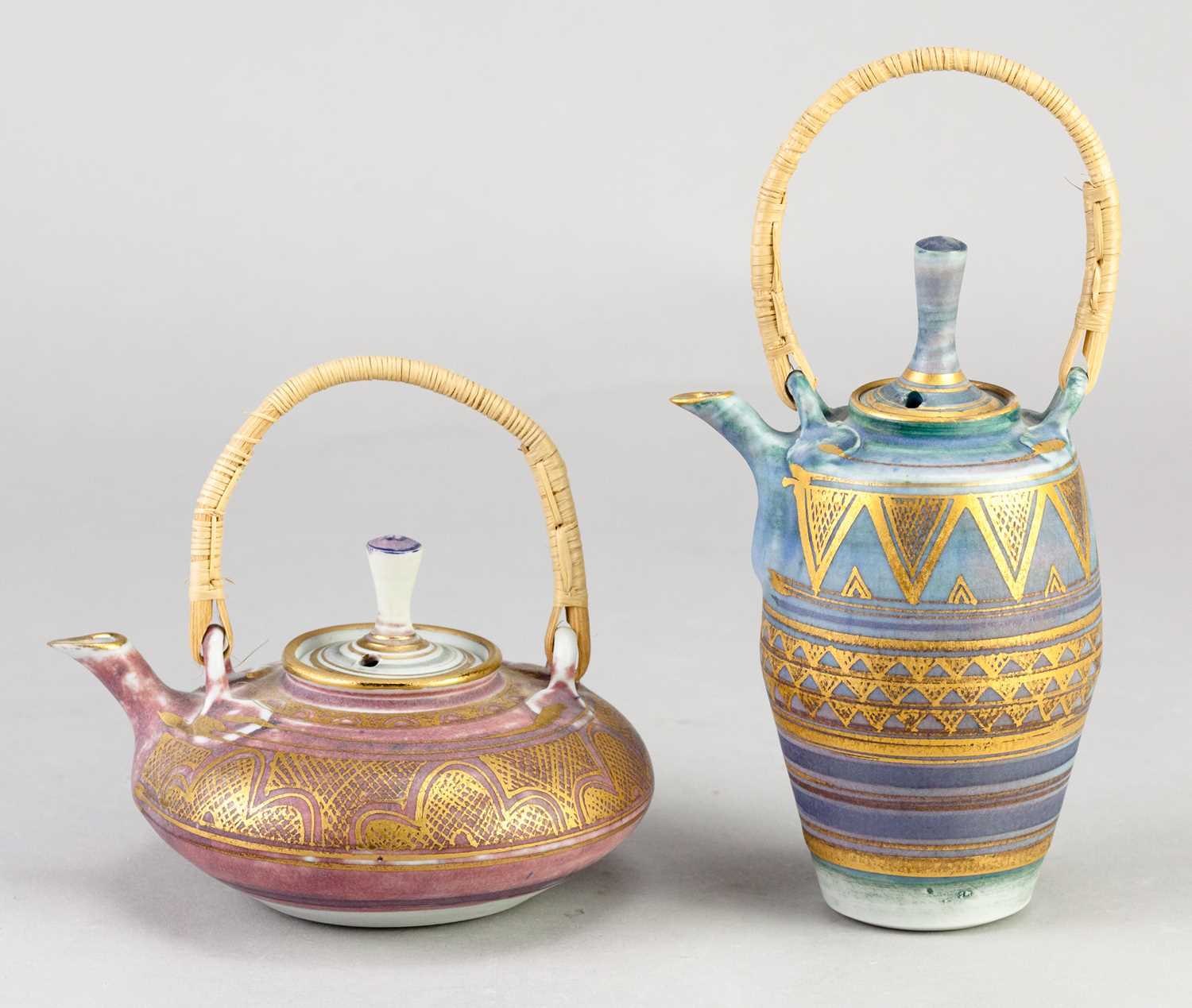Lot 454 - MARY RICH (1940-2022); a miniature porcelain