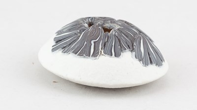 Lot 459 - MAGGIE BARNES (born 1940); a stained laminated...