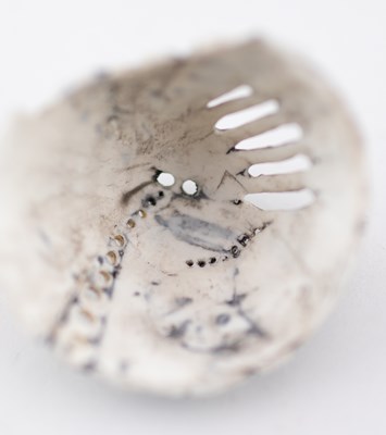 Lot 456 - MAGGIE BARNES (born 1940); a stained and...