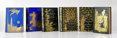 Lot 530 - Six late Victorian gilt tooled books,...