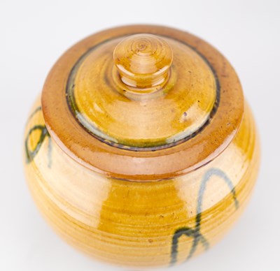 Lot 246 - CLIVE BOWEN (born 1943); a slipware jar and...