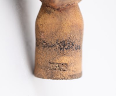 Lot 430 - JOHN STRUTHERS; a stoneware spade vase covered...