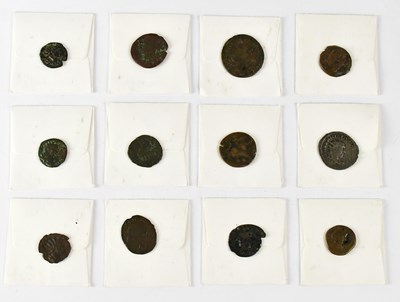 Lot 795 - Twelve coins from the Ancient Greek and Roman...