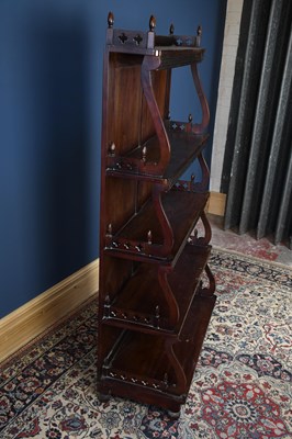 Lot 3034 - A Regency style mahogany five tier waterfall...