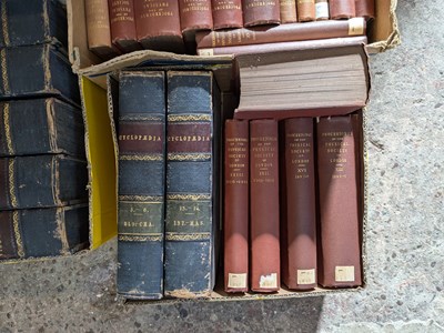 Lot 732 - THE PENNY CYCLOPAEDIA, 27 vols in 14, ¾ calf,...