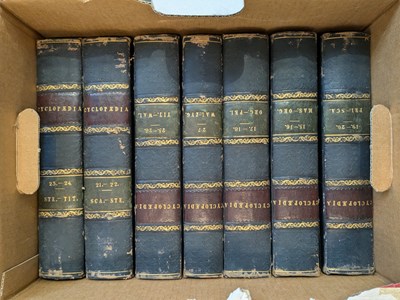 Lot 732 - THE PENNY CYCLOPAEDIA, 27 vols in 14, ¾ calf,...