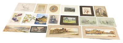 Lot 324 - A quantity of assorted pictures, prints and...