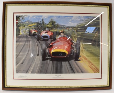 Lot 215 - MOTOR SPORT INTEREST; a limited edition print...