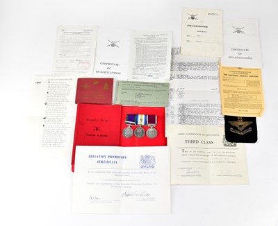 Lot 459 - Items relating to Sergeant Laurence Ashley...