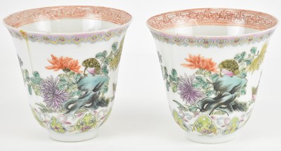 Lot 741 - A pair of late 19th/early 20th century Chinese...