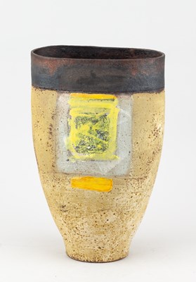 Lot 611 - ROBIN WELCH (1936-2019); a tall stoneware...