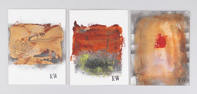 Lot 768 - ROBIN WELCH (1936-2019); a trio of acrylic on...