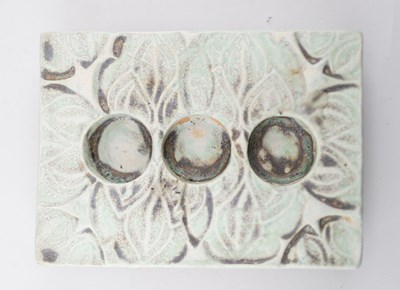 Lot 438 - KATE MELLORS (born 1952); a rectangular...