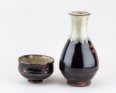 Lot 385 - JIM MALONE (born 1946); a stoneware Korean...