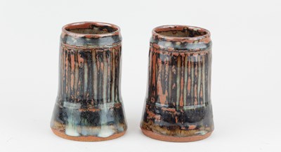 Lot 311 - GUGONG BONG for Abuja Pottery; a pair of...