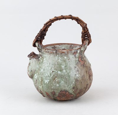 Lot 145 - AKIKO HIRAI (born 1970); a stoneware teapot...