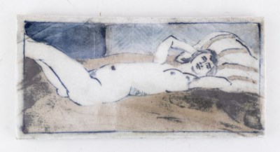 Lot 297 - ERIC JAMES MELLON (1925-2014); 'Reclining Nude'...