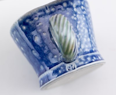 Lot 448 - LIZ BOWE (born 1963); a stoneware plate...