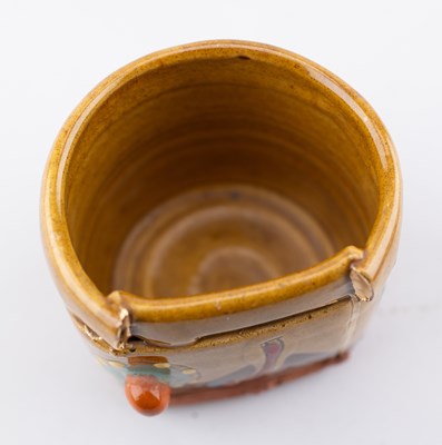 Lot 441 - LINDA STYLES (born 1954); a terracotta cup...