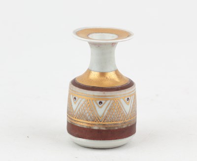 Lot 472 - MARY RICH (1940-2022); a miniature porcelain...