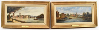 Lot 135A - 19TH CENTURY ENGLISH SCHOOL; a pair of oils on...