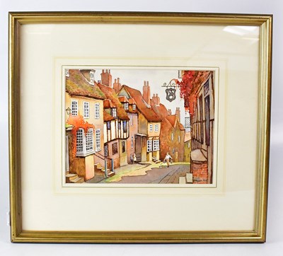 Lot 602 - A. R. QUINTON; watercolour, 'Rye' circa 1930,...