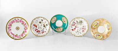 Lot 241 - A collection of five 19th century porcelain...