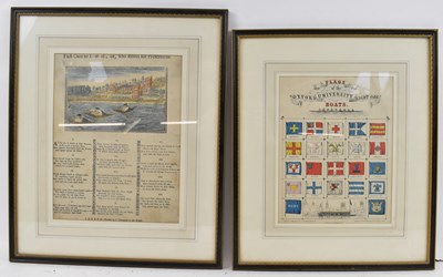 Lot 305 - ROWING INTEREST; a 19th century colour...