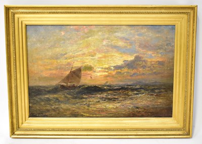 Lot 596 - THOMAS DANBY (1818-1886); oil on canvas,...