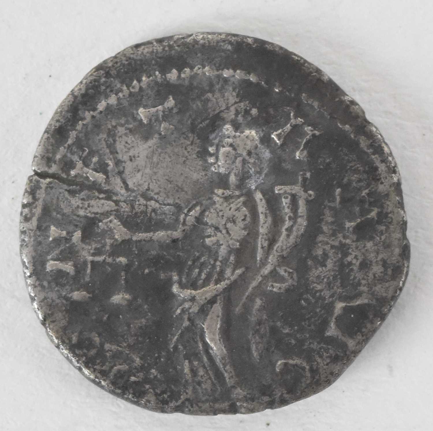 Lot 1618 - A Roman silver denarius coin, possibly...