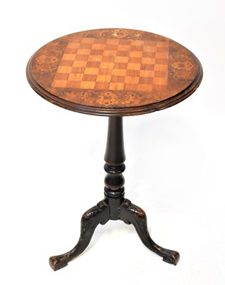 Lot 49 - A 19th century mahogany tripod table with...