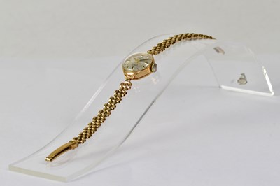 Lot 1000 - ROTARY; a 9ct gold Incabloc wristwatch,...